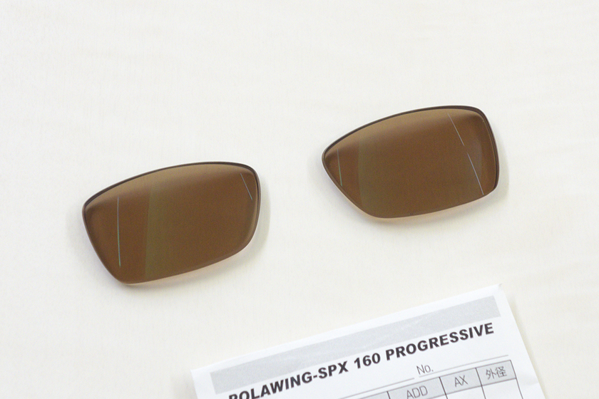 PolawingSPX : アクティブオレンジ ＋ 偏光 遠近両用レンズ