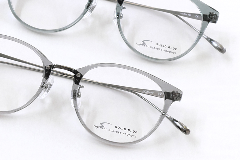 SOLD BLUE : S-223 《 ソリッドブルー 》_岐阜県郡上市メガネ補聴器ののむら眼鏡店